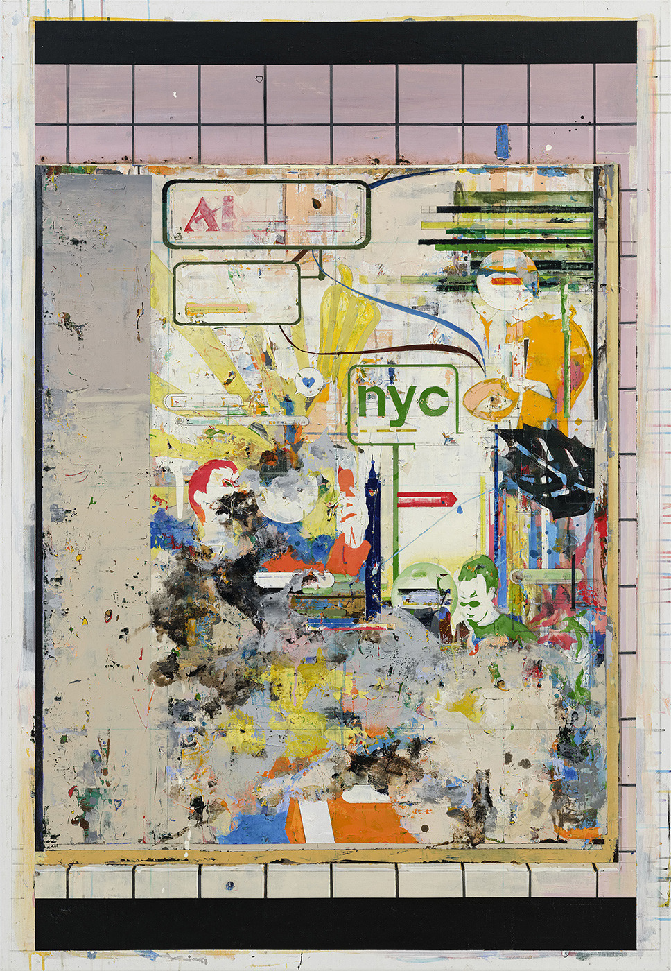 陳建榮_Landscape 148_壓克力顏料、綜合媒材、畫布_162x112x3cm_2021