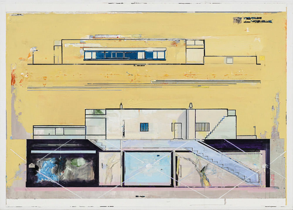 陳建榮_Landscape 189_壓克力顏料、綜合媒材、畫布_65x91x5cm_2024