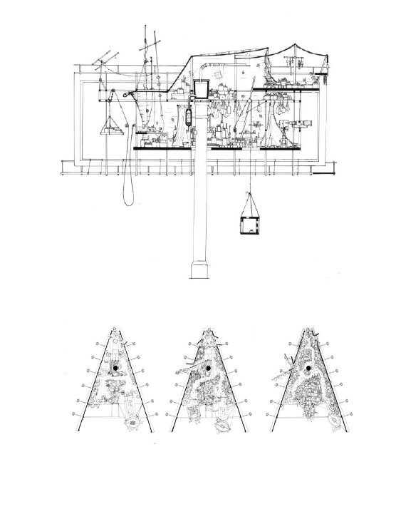 窩工房  三角習題I-手繪、打印在250g竹纖維環保紙  30×40  2019
