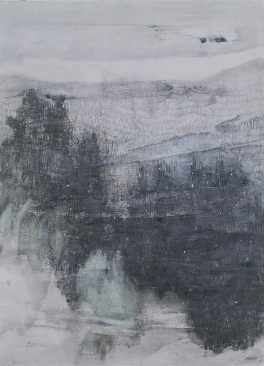 羅文欣 界 鉛筆‧蠟筆‧墨‧紙本 53×39cm 2021 NT.25,000