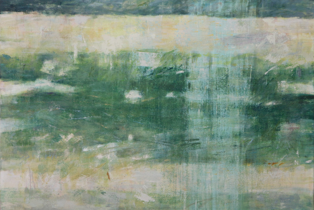 木下真子_春夜夏夜Ⅱ_油彩、畫布_89×130 cm_2025