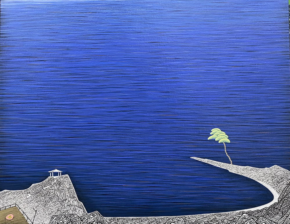 王興道_觀景系列 2026-3_壓克力彩、畫布_41x53cm_2026