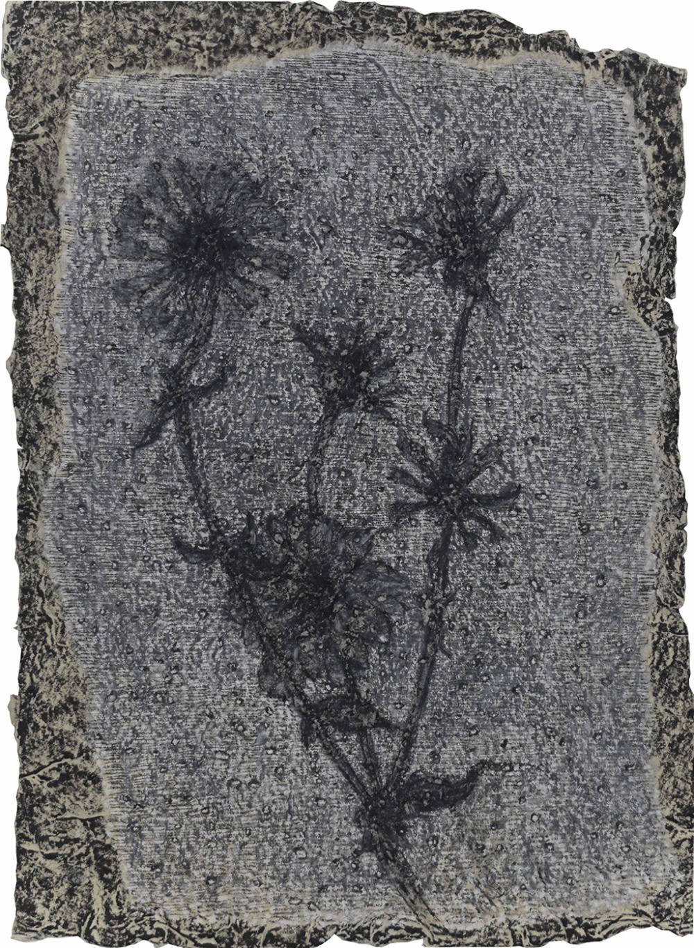 羅文欣_印記_代針筆、墨、水性顏料、壓克力、紙本_31×22cm_2023