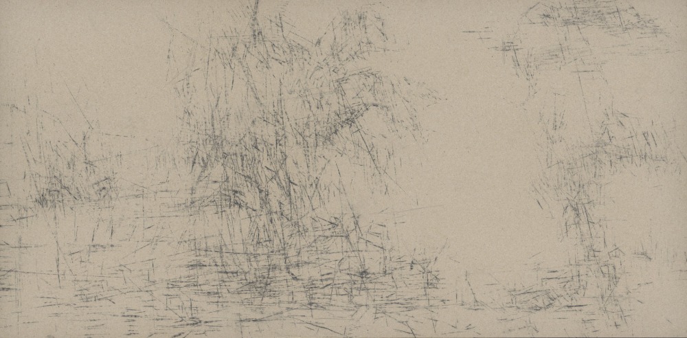 大象視界20-15 109.6x54.5cm 炭筆 ‧ 馬糞紙 2020 <br />