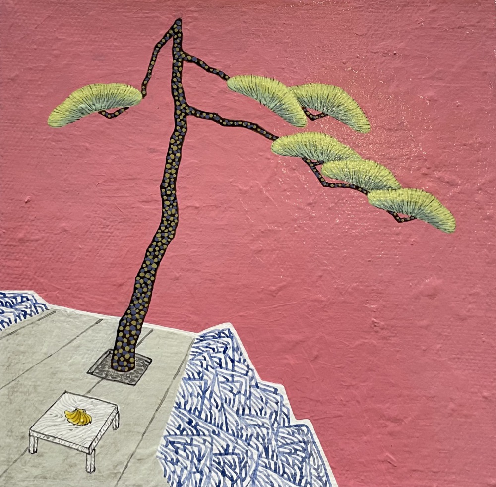 王興道 觀景系列2020-13 20×20cm 壓克力彩‧畫布 2020 NT.36,000