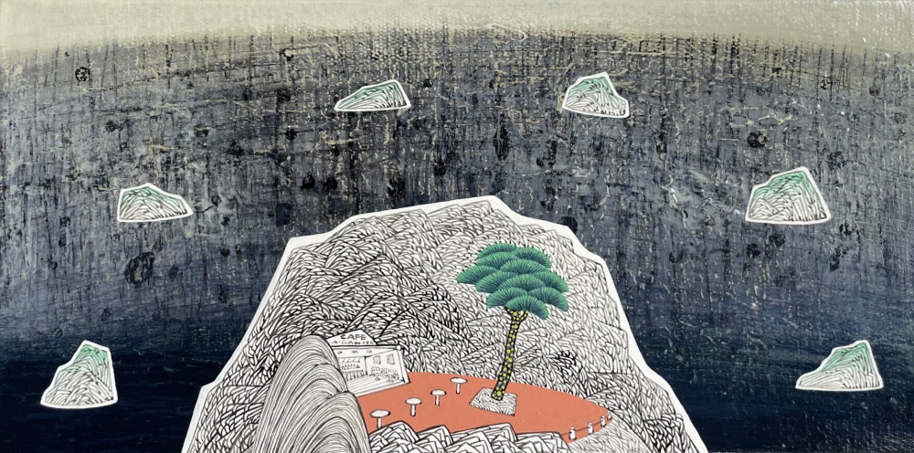 王興道 觀景系列2020-17 40×20cm 壓克力彩‧畫布 2020 NT.72,000