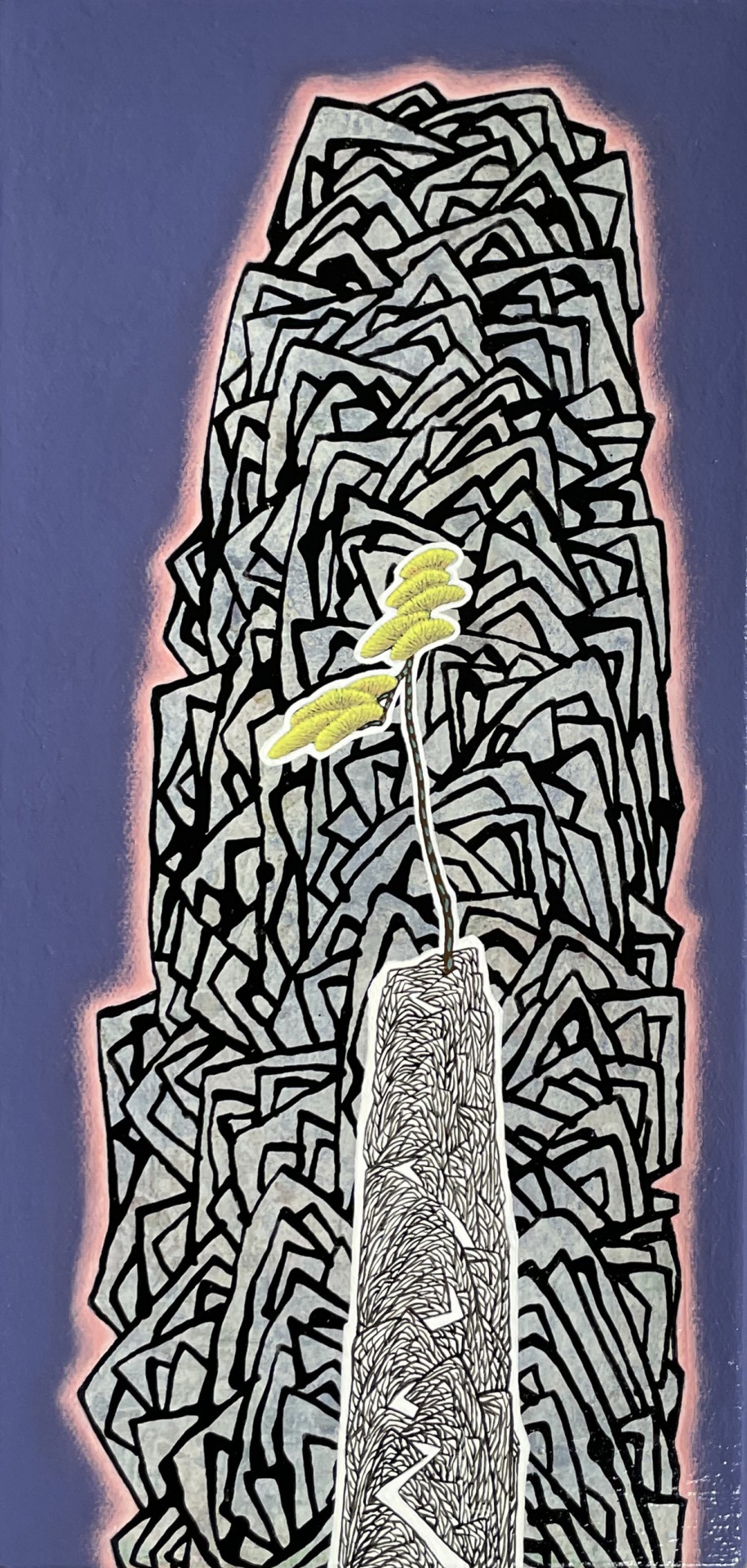 王興道 觀景系列2021-1 40×20cm 壓克力彩‧畫布 2021 NT.72,000