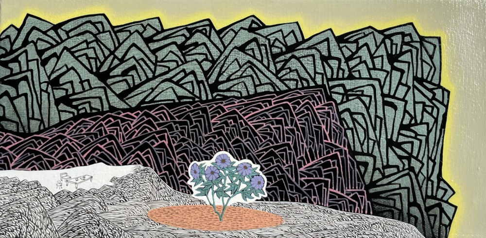 王興道 觀景系列2021-2 40×20cm 壓克力彩‧畫布 2021 NT.72,000