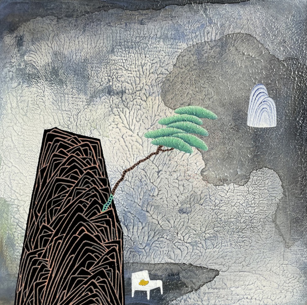 王興道 觀景系列2020-19 30×30cm 壓克力彩‧畫布 2020 NT.90,000