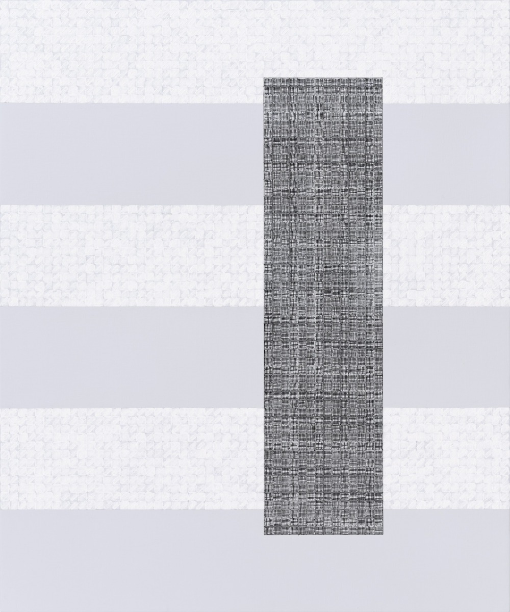 莊普  三道白的外邊  壓克力顏料、畫布  72.5x60.5cm  2021