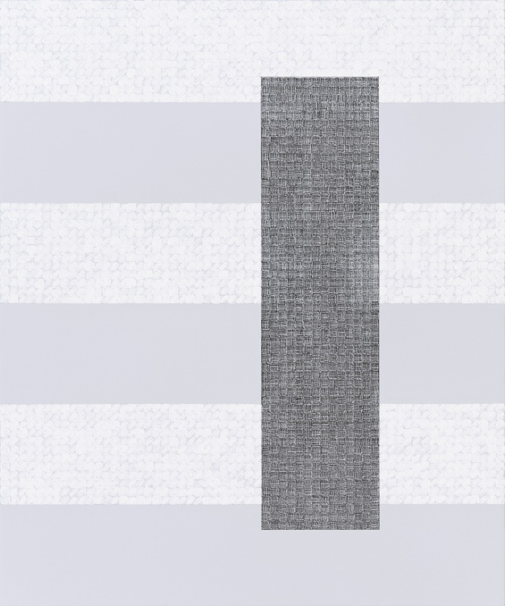 莊普 三道白的外邊 壓克力顏料、畫布 72.5x60.5cm 2021