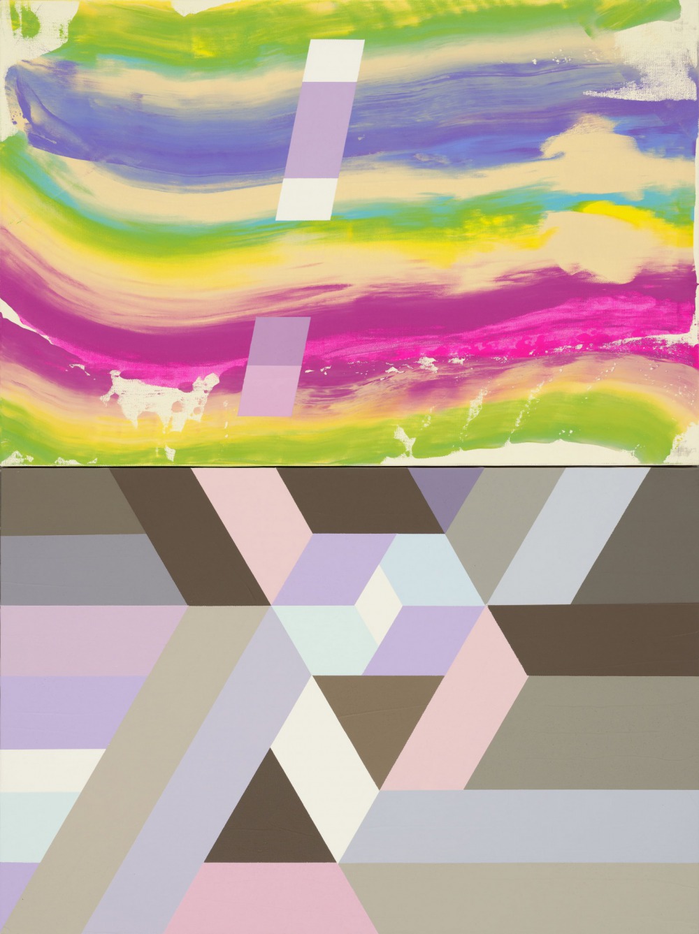 灰色的樂園1 壓克力、畫布 80x60cm 2021