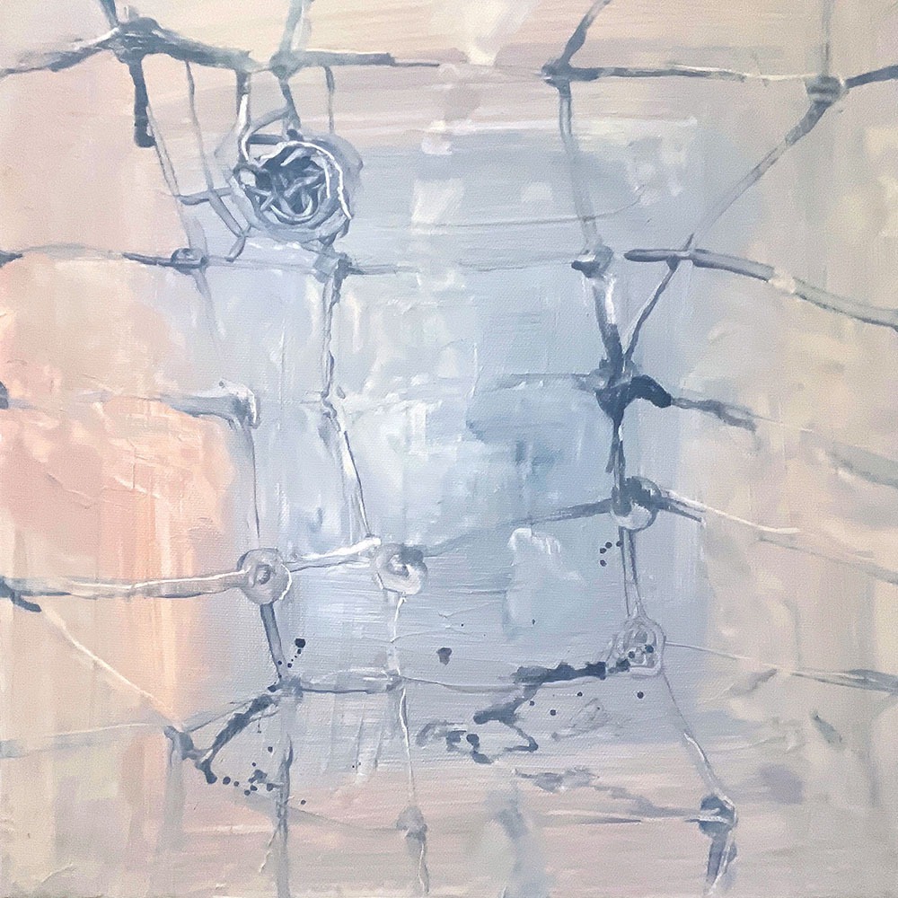 李俐燕 㗊㗊 series_001 壓克⼒、畫布 30x30cm 2023