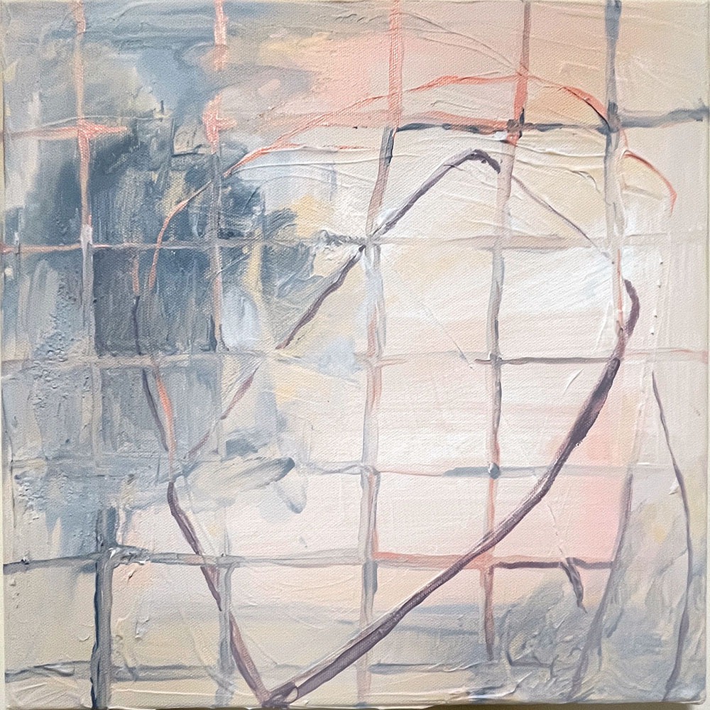 李俐燕 㗊㗊 series_002 壓克⼒、畫布 30x30cm 2023