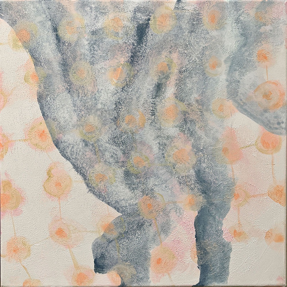 李俐燕 㗊㗊 series_007 壓克⼒、畫布 30x30cm 2023
