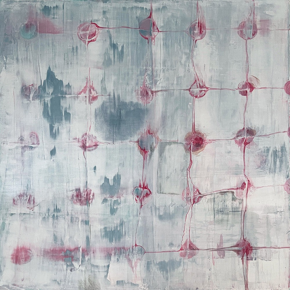 李俐燕 㗊㗊 series_015 壓克⼒、畫布 50x50cm 2023