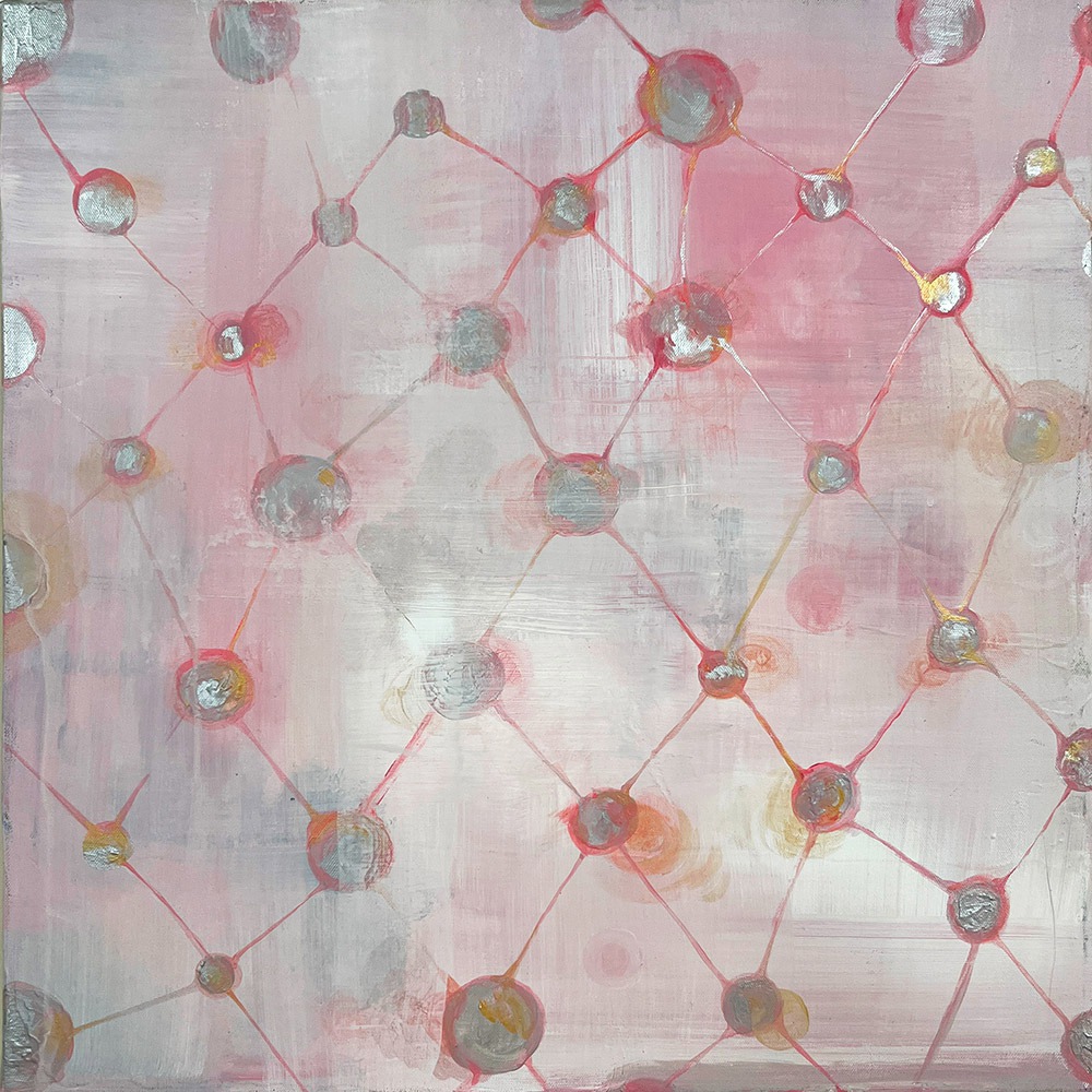 李俐燕 㗊㗊 series_017 壓克⼒、畫布 50x50cm 2023