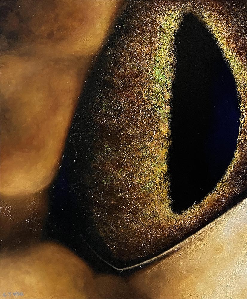 許喬茵 晨曦 油彩、畫布 65×53 cm 2022