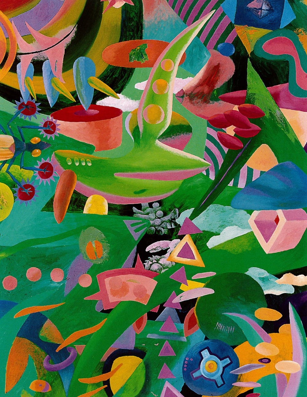 李民中_和海平面以下無關I_ 116.8x91cm_油彩_1994