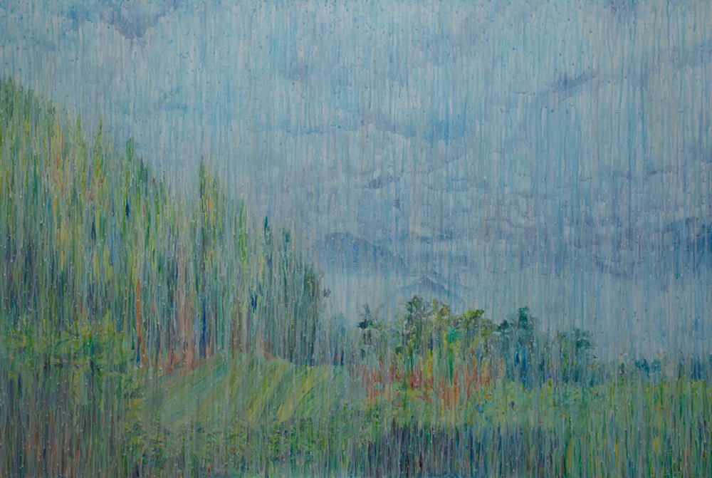張庭甄_足跡-18_壓克力彩、畫布_97x145cm_2023