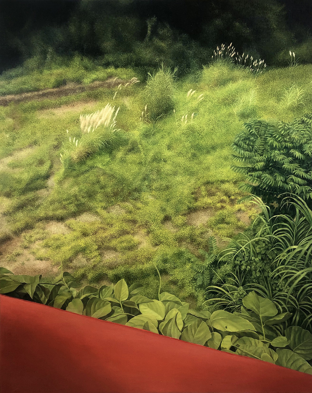 林志瑜_暮夏乾溪_油彩、畫布_91x72.5cm_2020