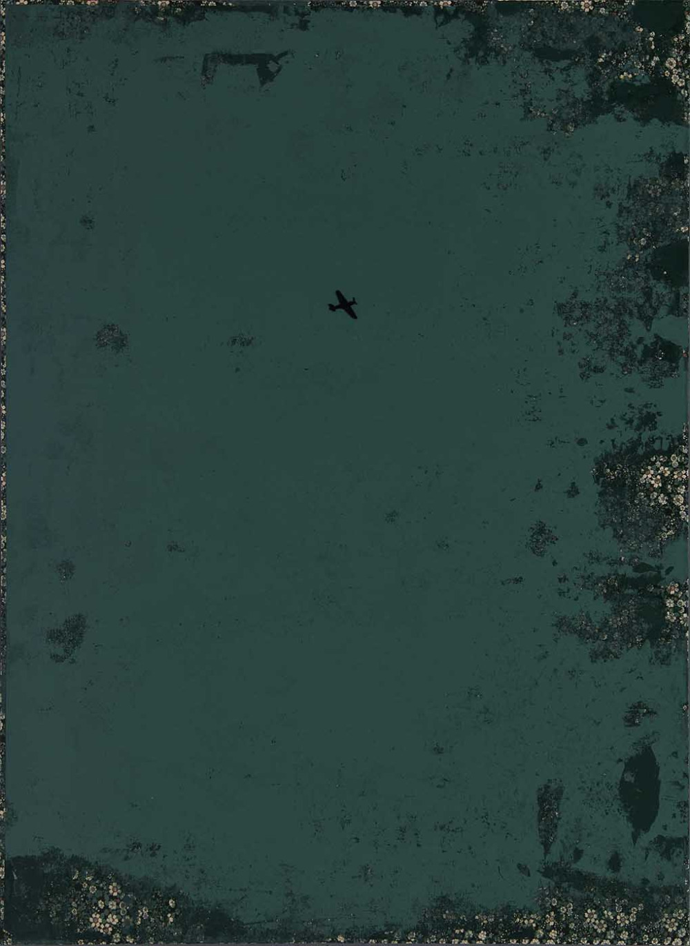 齊簡_後花園：地方_丙烯、花布、金屬、磁鐵_100x72.5cm_2025