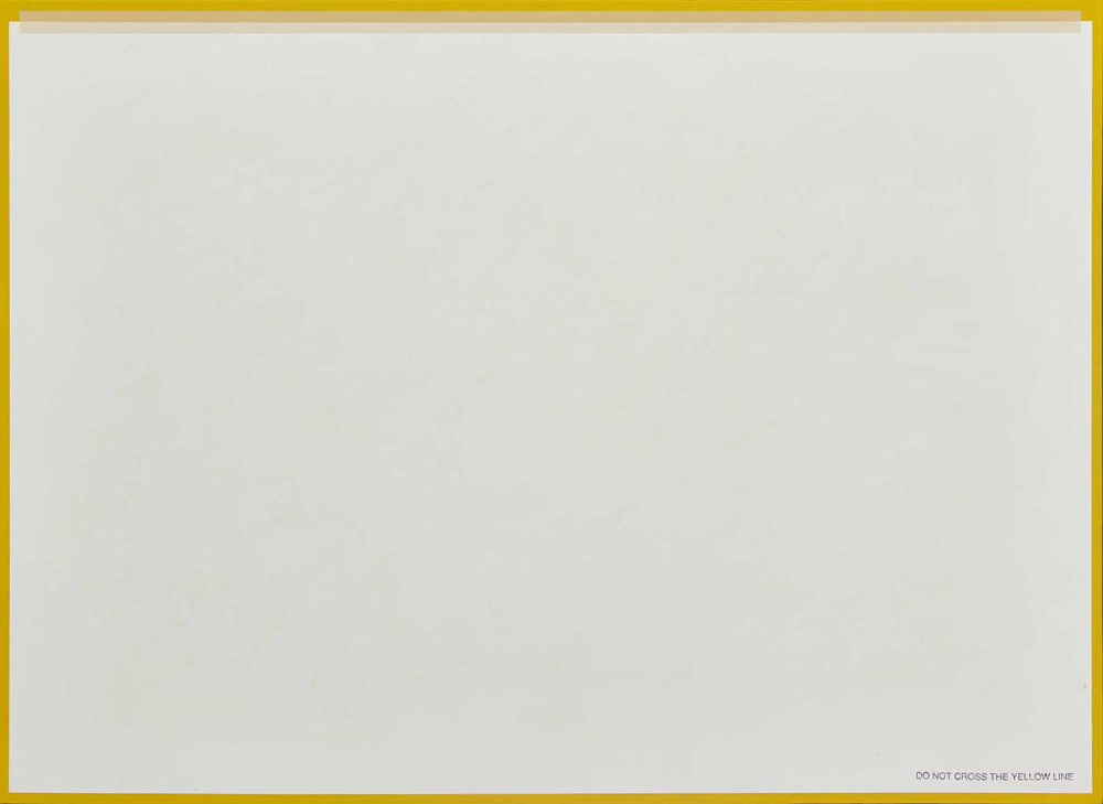 齊簡_黃線_丙烯、油墨、畫布_72.5x100cm_2021