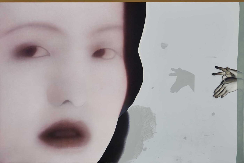 齊簡_鹿_丙烯、油彩、畫布、文件鋁框裝裱_130x194cm_2025