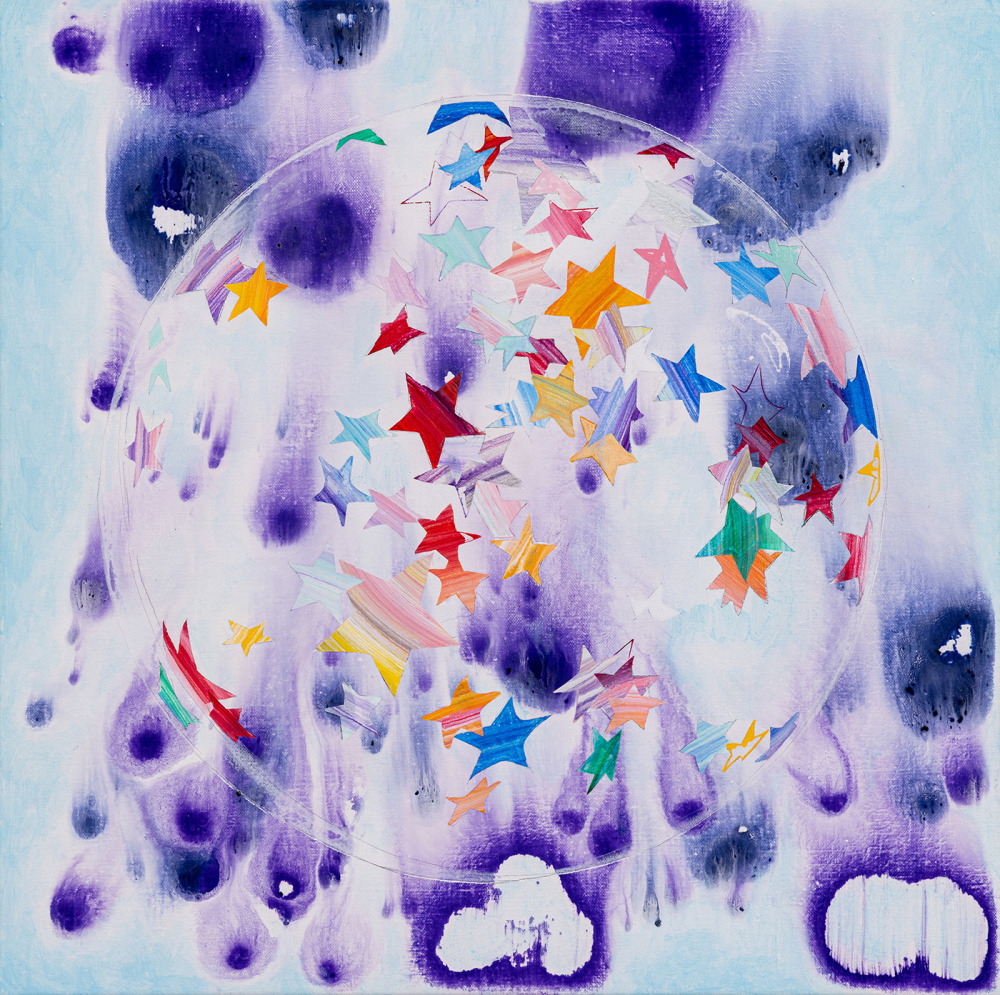 王亮尹_星球 Planet of Stars_壓克力顏料、畫布_48×48cm_2025