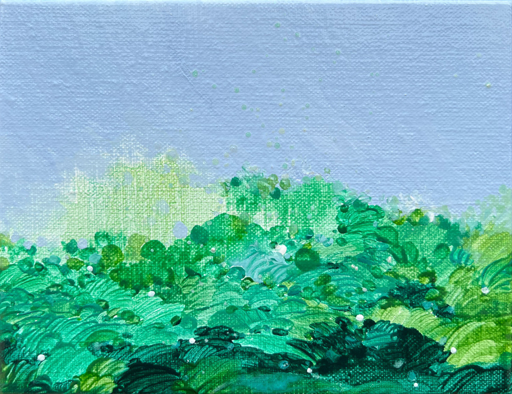 黃品玲_小風景 No.2 Small Scene No.2_油彩、畫布_14×18cm_2024