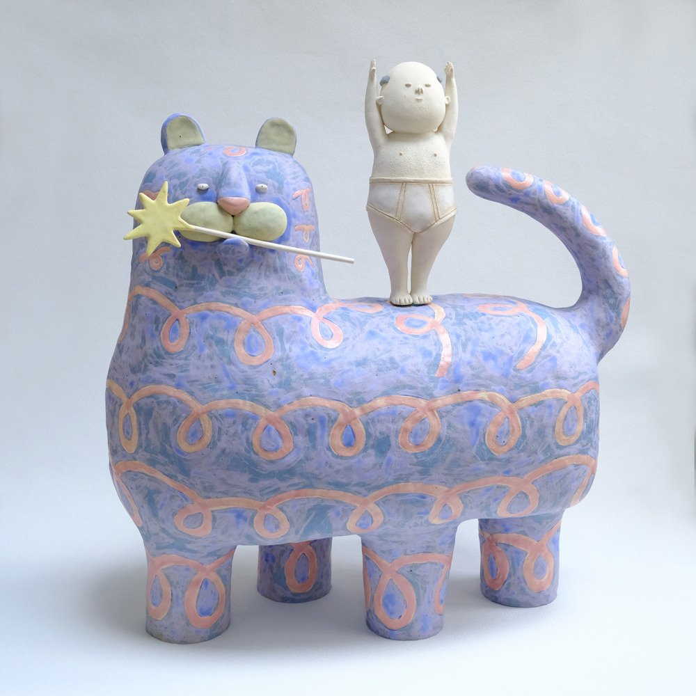 邵慈_生龍活虎_陶_48x23x52_2025