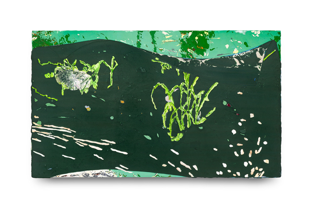 李秉璈_池塘_壓克力、畫布_69x116.5cm_2024