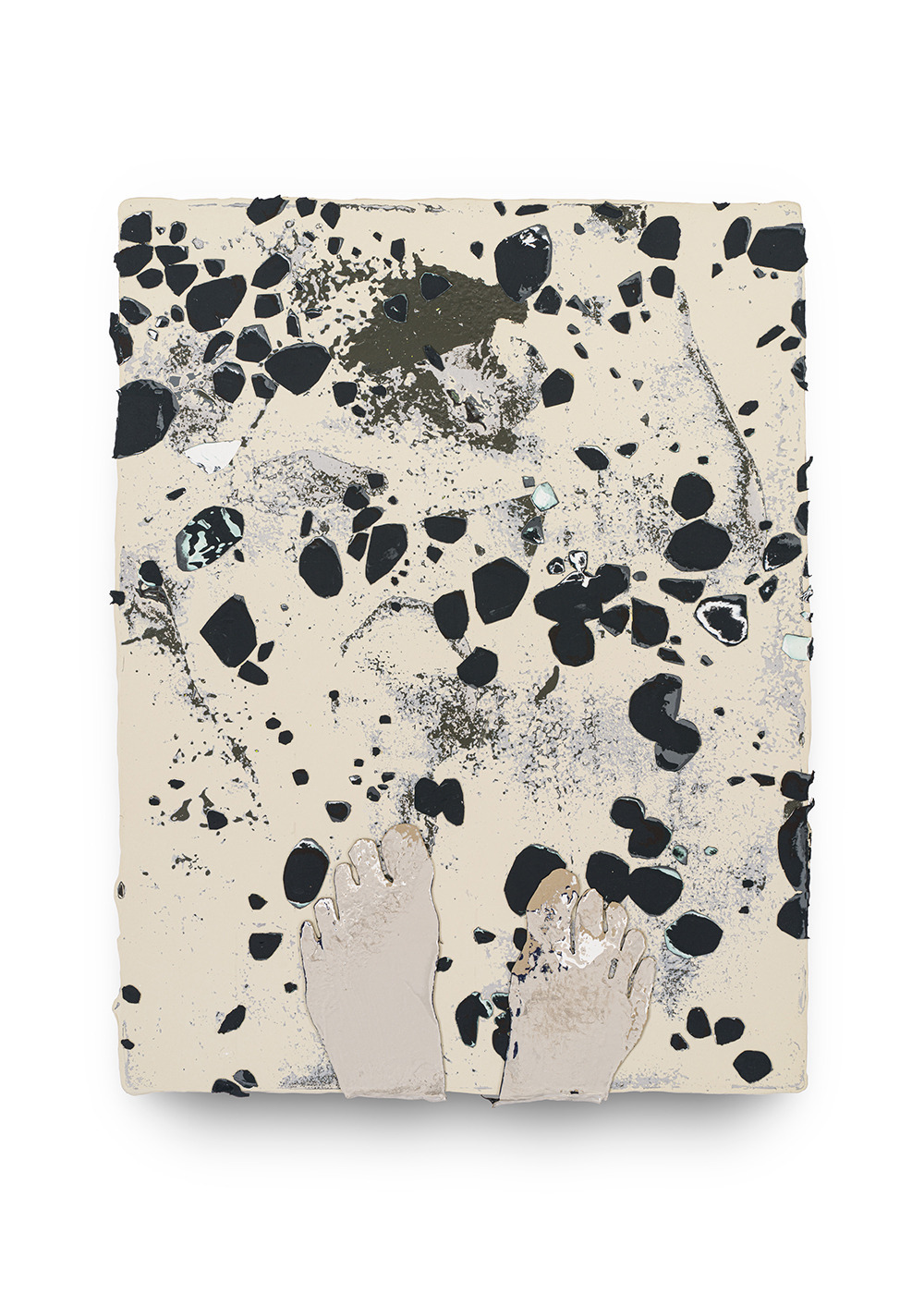 李秉璈_生活的拓片08_壓克力、畫布_35x27cm_2026