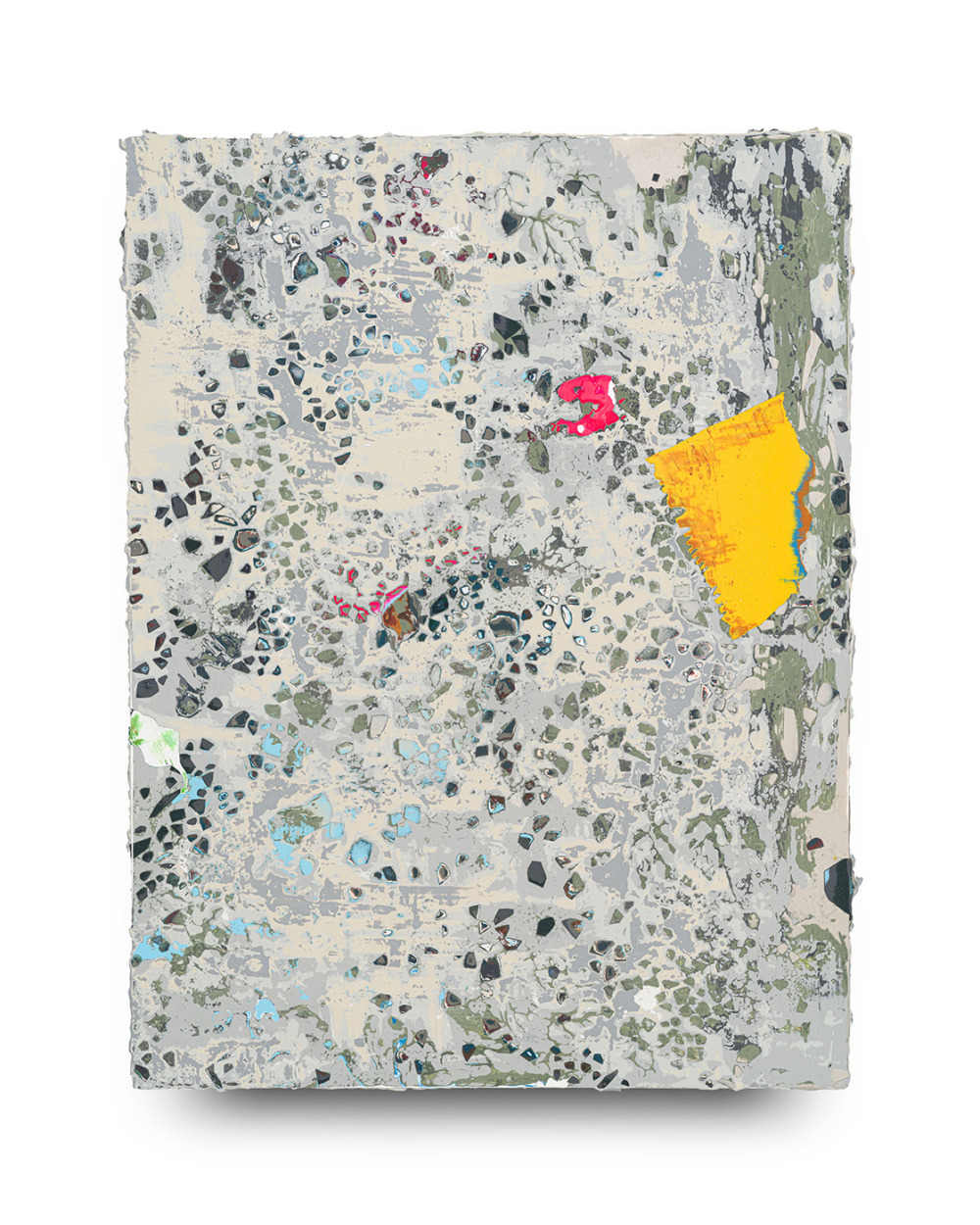 李秉璈_落地04_壓克力、畫布_46.2x35cm_2026