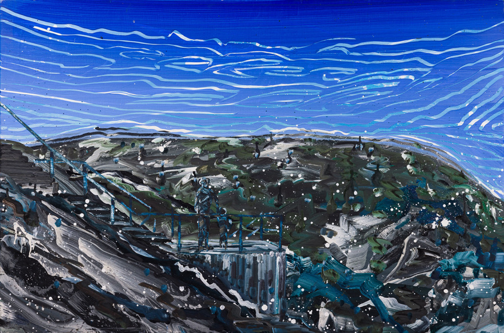 邱建仁_夏末午後_油彩、畫布_80x120x5cm_2025