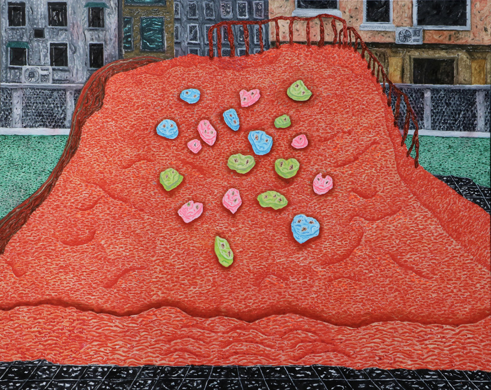 蕭其珩_赤山_油彩、畫布_130x162cm_2023