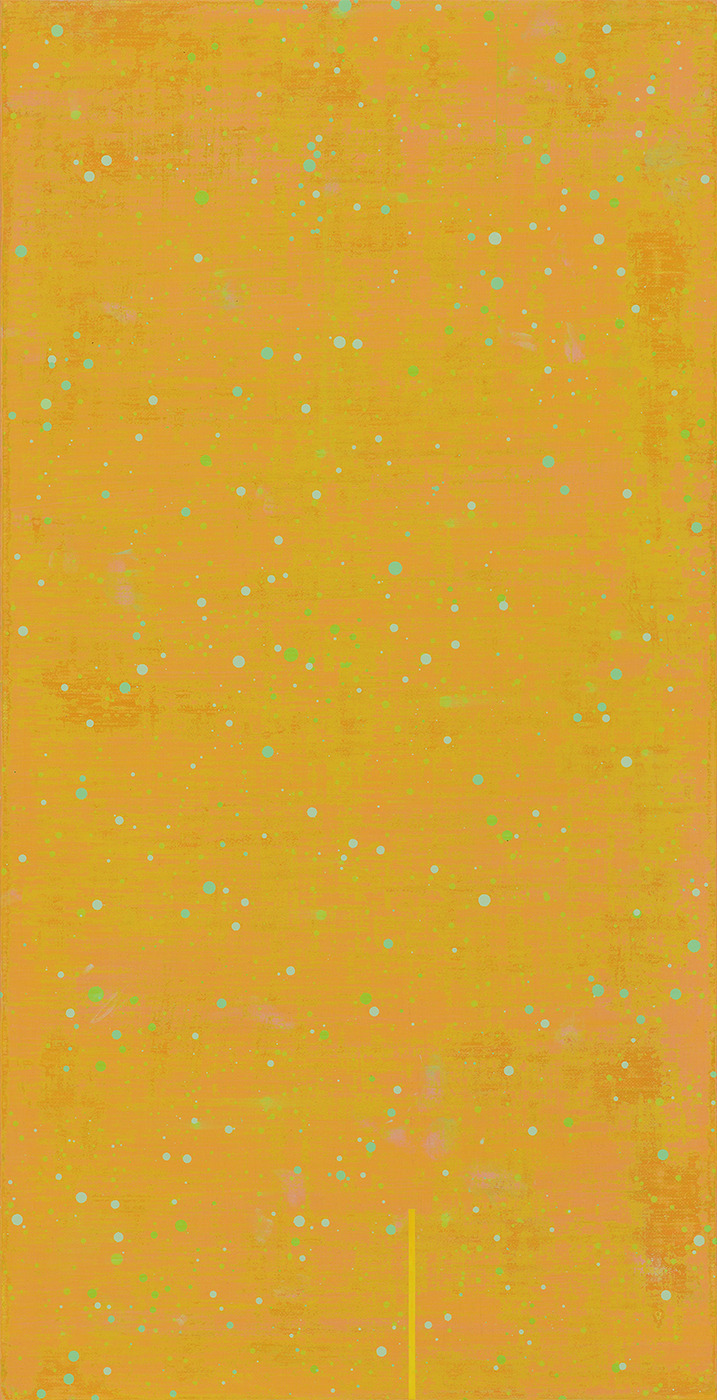 紀嘉華_直觀-2_油彩、亞麻布_74x38cm_2023