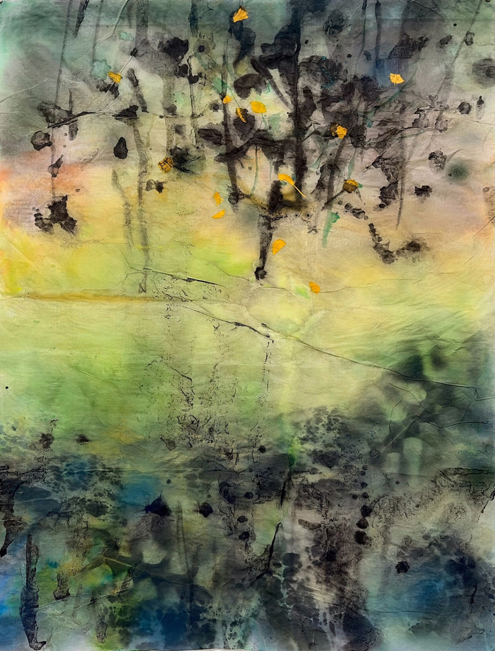 三井悠華_黃昏之星_墨、紙、水性筆、壓克力_81×63cm_2026