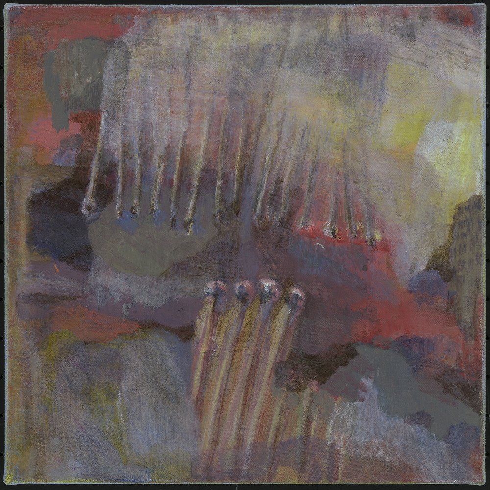 張光琪_地上影_壓克力、棉布_30x30cm_2026
