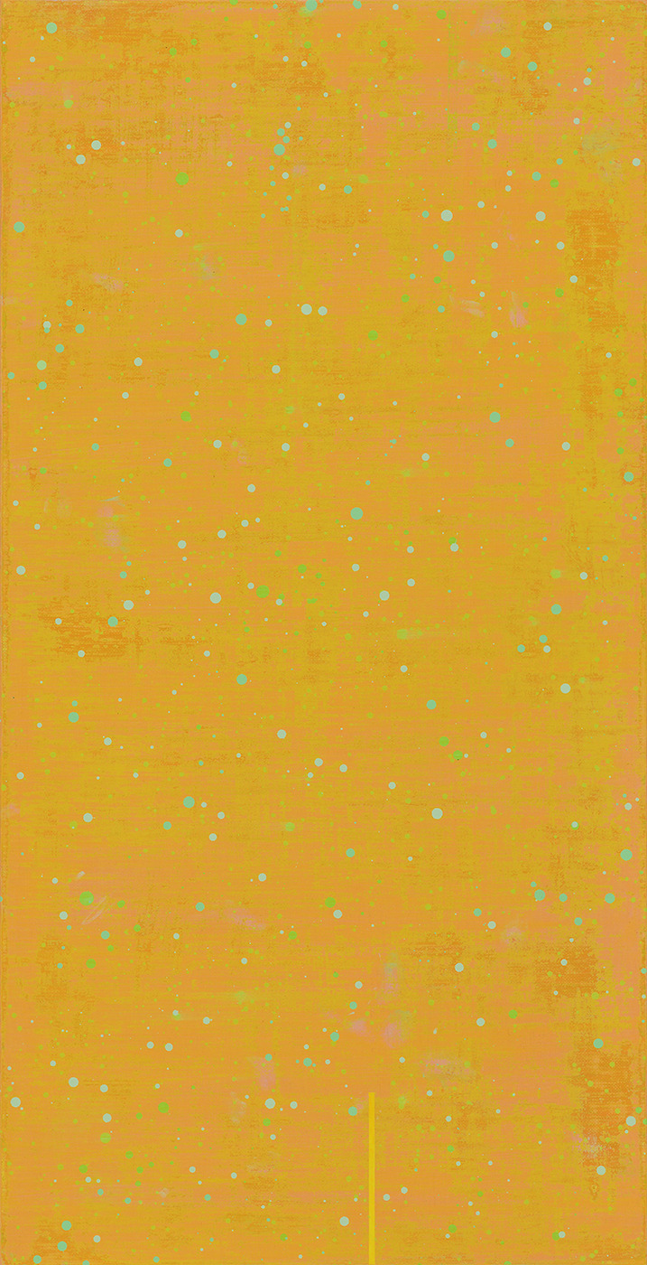 紀嘉華_直觀-2_油彩、亞麻布_74x38cm_2023