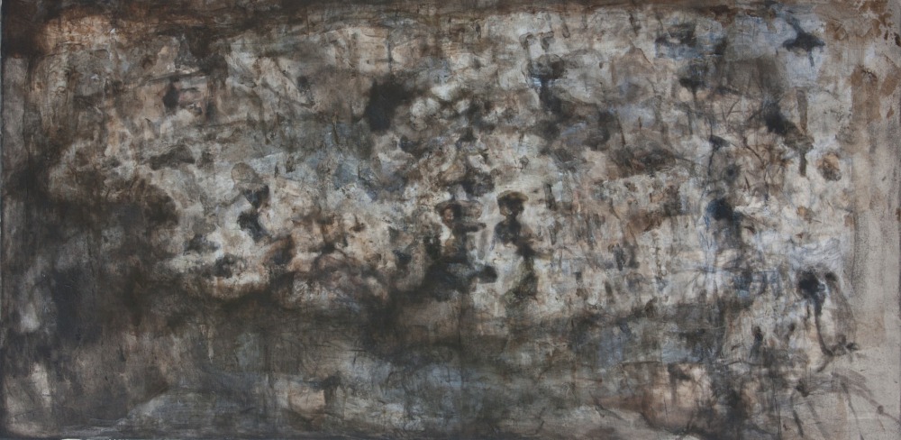 不可能的輿圖 60x120cm 壓克力 ‧ 棉布 ‧ 混合媒劑 2020