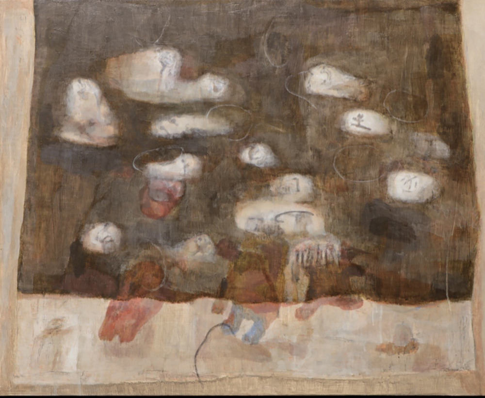 張光琪_套圈圈_壓克力、棉布_80x100cm_2025