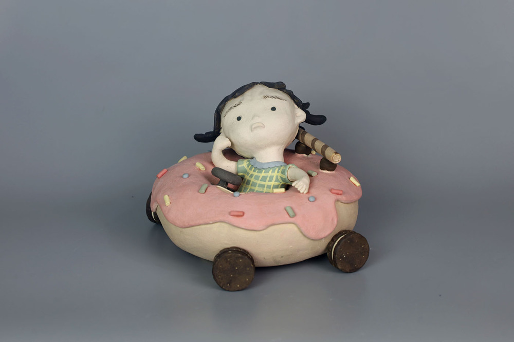 李善愔_仙仙沒事做-哆娜去兜風_陶_18x17x14_2026