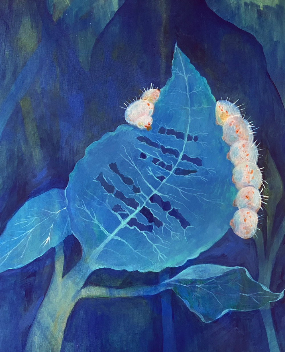 徐仲葳_.-.. --- ….- .-.-- --- ..-_畫布、壓克力_65x53_2024