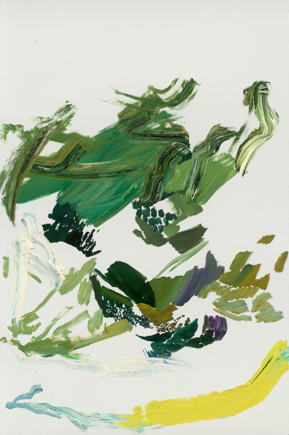 郭志宏 Study of Landscape 90-1 194x130cm 油彩 ‧ 畫布 2018<br />