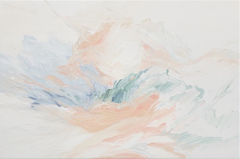 黃品玲 山之夢 60×90cm 油彩 ‧ 畫布 2021<br />