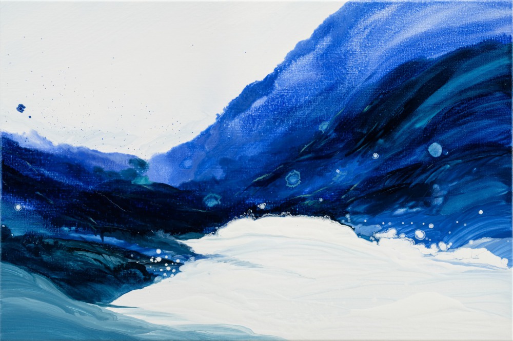 黃品玲 不合時宜的螢火蟲 60×90cm 油彩 ‧ 畫布 2021<br />