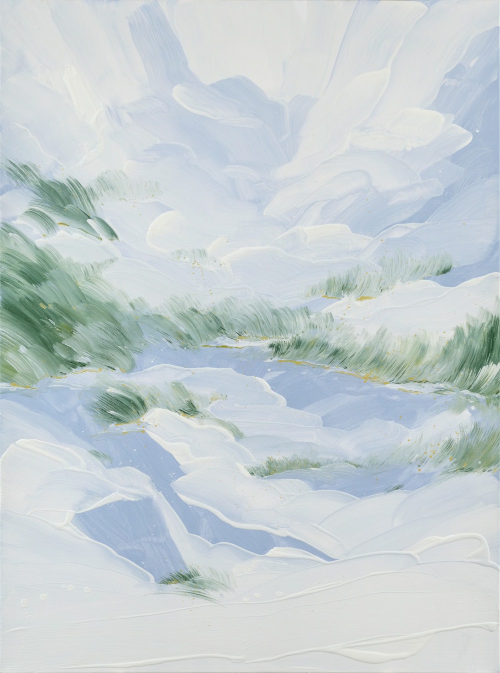 黃品玲 未知狀態#1 130×97cm 油彩 ‧ 畫布 2019<br />