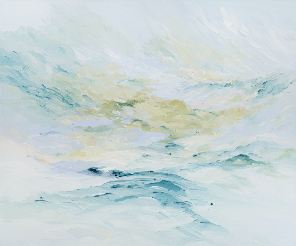 黃品玲 絮絮綿綿#3 150×180cm 油彩 ‧ 畫布 2021<br />