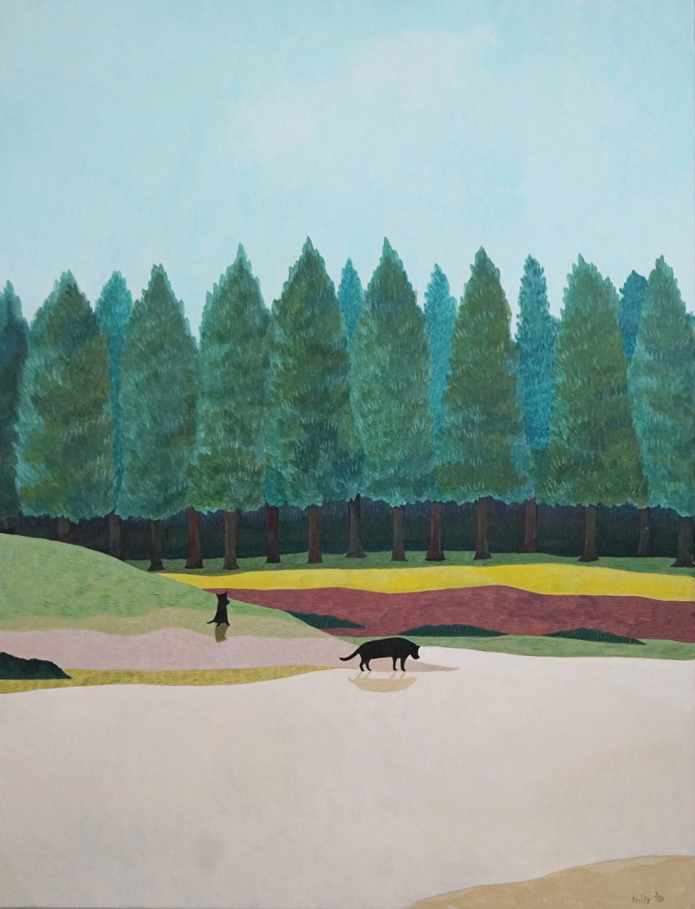 米力 海景第一排 41x53cm 壓克力顏料、畫布 2021<br />